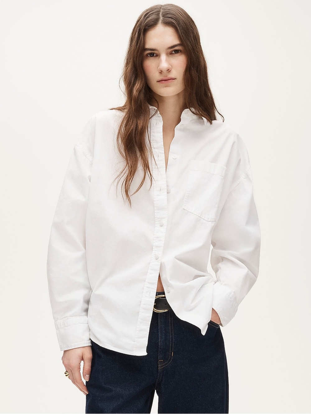 J. Crew Étienne oversized button-up shirt in lightweight oxford